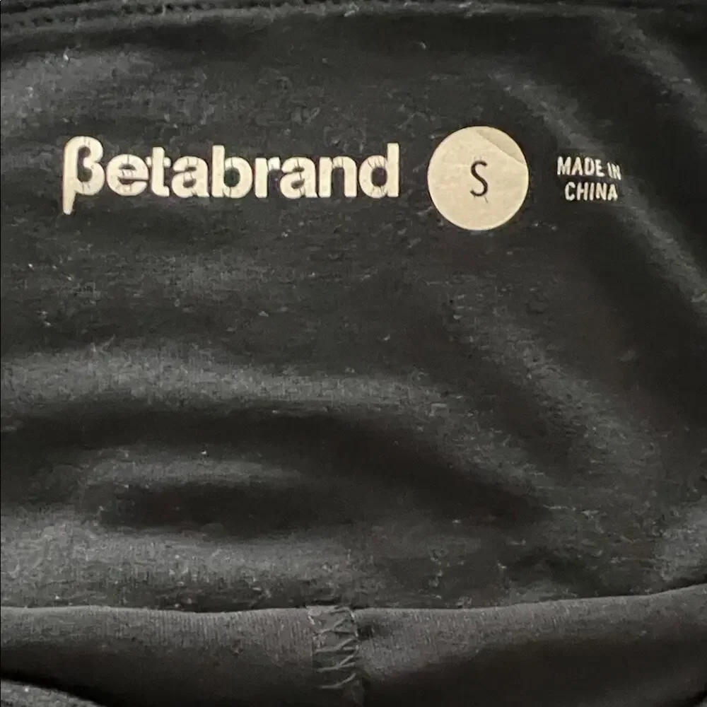 Betabrand Women's Ponte Mini Skort Shorts Attached in Black - Picture 7 of 9
